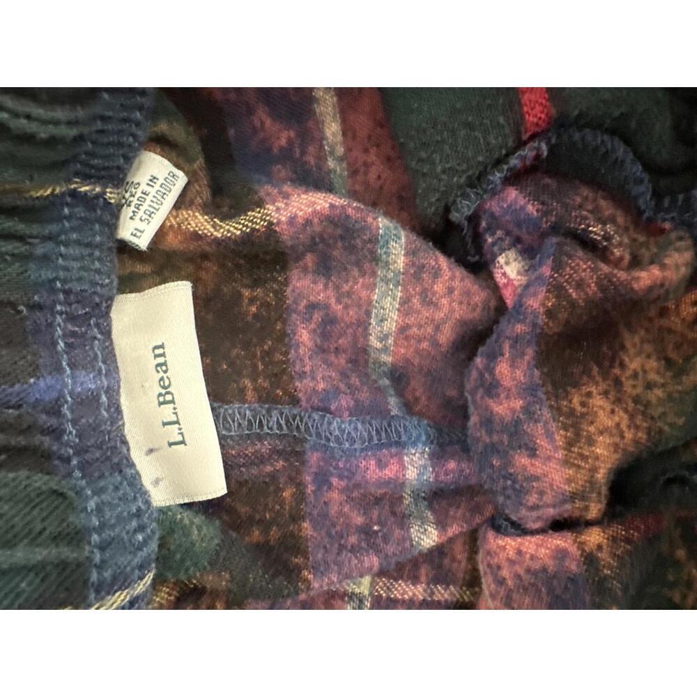 Upcylced Distressed Vintage Flannel Plaid Pants | Size XS | #OOAK - Picture 5 of 6